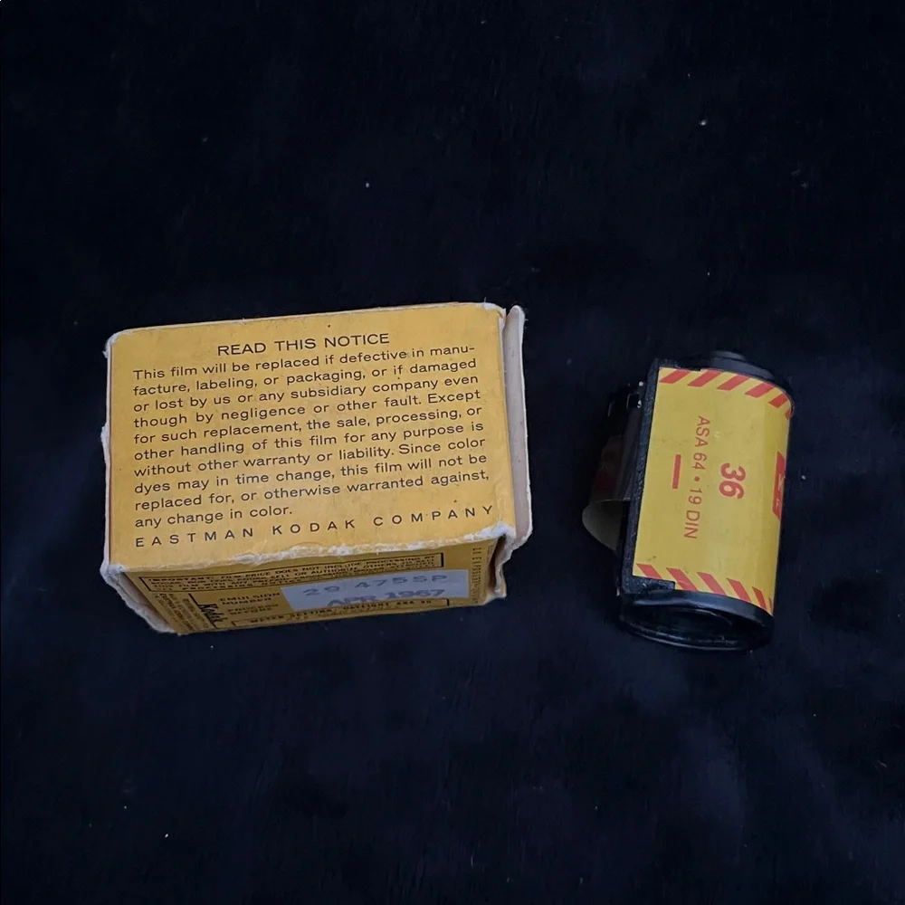 VTG 1967 Kodachrome II Film Lot KR 135-20 & 135-36 – Unopened + Loose Roll
